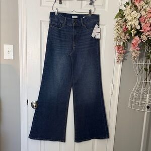 Sofia by Sofia Vergara Dark Blue super HiRise Wide Leg Jeans, NWT